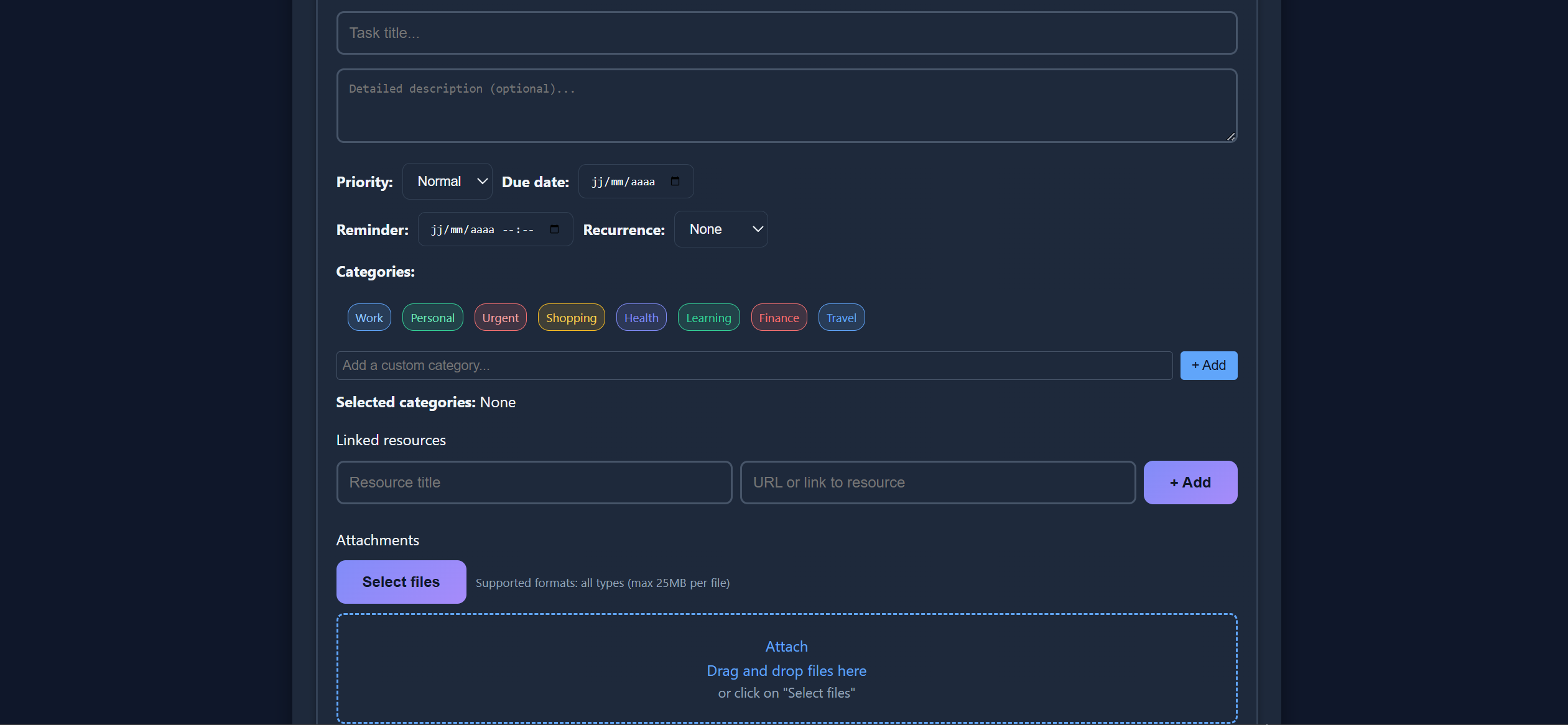 ToDoManager - Gestionnaire Microsoft To Do web intégrable en iframe